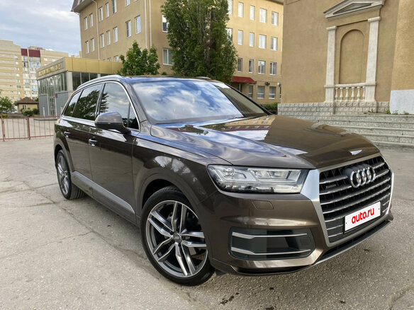 2016 Audi Q7 II (4M), коричневый, 3850000 рублей - вид 7