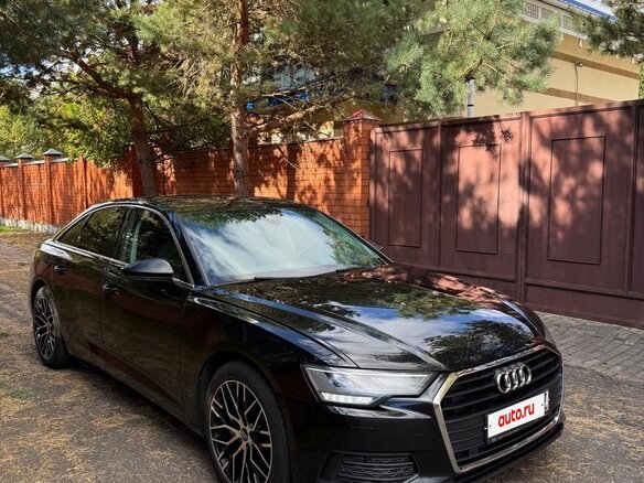 2020 Audi A6 40 TFSI V (C8), чёрный, 3200000 рублей - вид 1