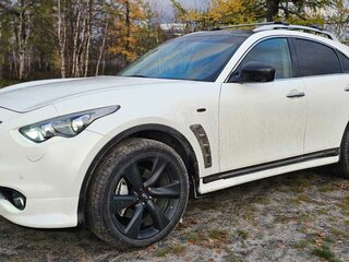 2013 Infiniti FX37 II (S51) Рестайлинг, белый, 2490000 рублей, вид 1