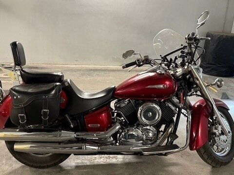 2003 Yamaha XVS1100, красный - вид 8