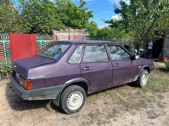 1997 Lada (ВАЗ) 21099, фиолетовый, 100000 рублей - вид 3