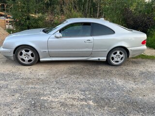 1998 Mercedes-Benz CLK-Класс 230 I (W208), серебристый, 400000 рублей, вид 2