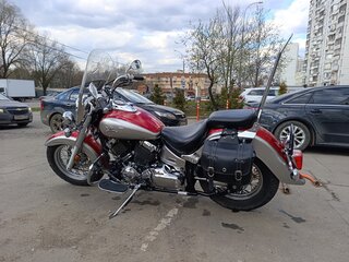 2005 Yamaha XVS650 Drag Star, красный, 536377 рублей, вид 4