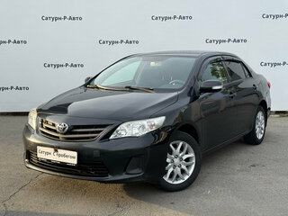 2013 Toyota Corolla X (E140, E150) Рестайлинг, чёрный, 1100000 рублей, вид 1