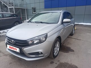 2018 Lada (ВАЗ) Vesta SW I, серебристый, 930000 рублей, вид 1