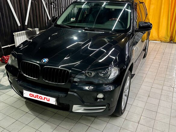 2008 BMW X5 3.0si II (E70), чёрный - вид 1