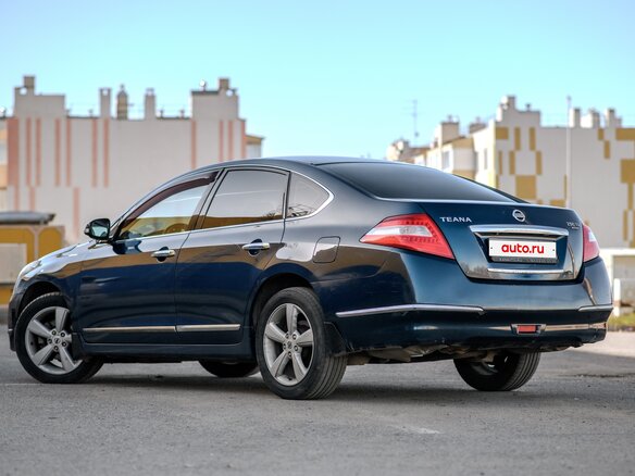 2008 Nissan Teana II (J32), синий - вид 1