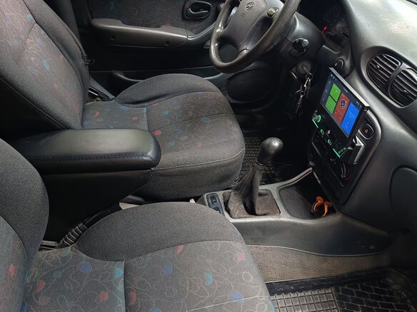 1996 Hyundai Accent I, серебристый, 120000 рублей - вид 5