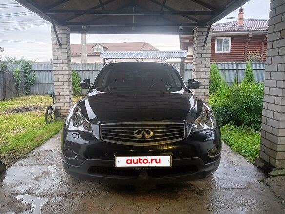 2010 Infiniti EX37 I (J50), чёрный, 1250000 рублей