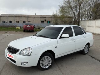 2012 Lada (ВАЗ) Priora I, белый, 365000 рублей, вид 4