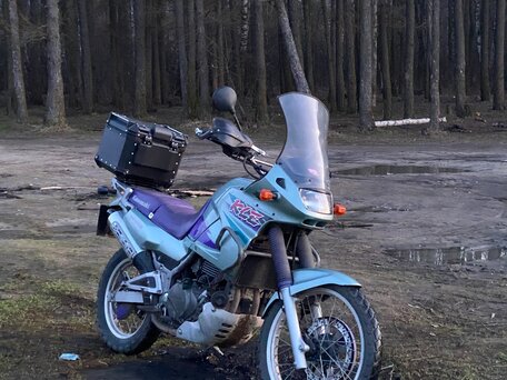 1996 Kawasaki KLE 400, зелёный, 300000 рублей, вид 4