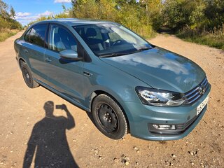 2019 Volkswagen Polo V Рестайлинг, синий, 999000 рублей, вид 1