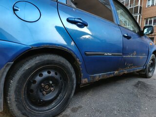 2008 Lada (ВАЗ) Kalina I, синий, 113000 рублей, вид 3