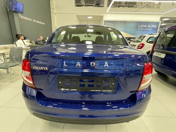 2026 Lada (ВАЗ) Granta I Рестайлинг, синий - вид 6