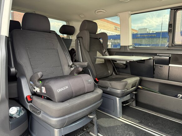 2020 Volkswagen Multivan T6 Рестайлинг, синий, 5500000 рублей - вид 13