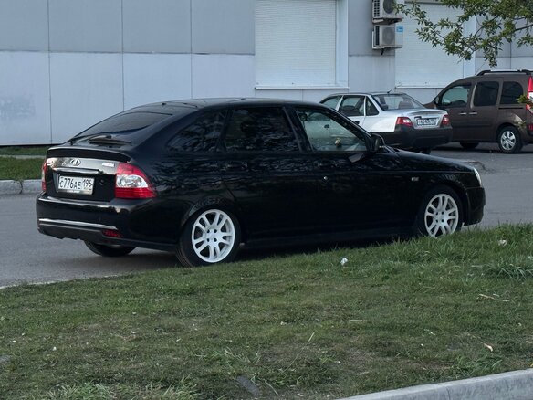 2009 Lada (ВАЗ) Priora I, чёрный, 449000 рублей - вид 6