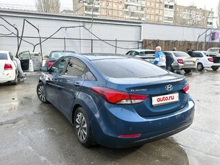 2014 Hyundai Elantra V (MD) Рестайлинг, синий, 1000000 рублей, вид 4