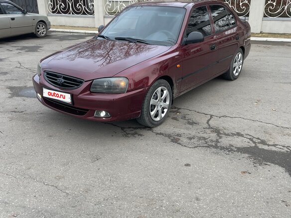 2007 Hyundai Accent ТагАЗ II, красный, 505000 рублей - вид 6