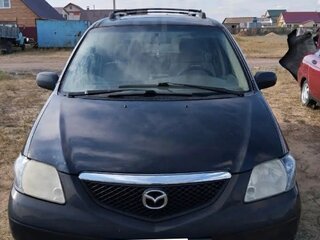 2002 Mazda MPV II (LW), чёрный, 400000 рублей, вид 1