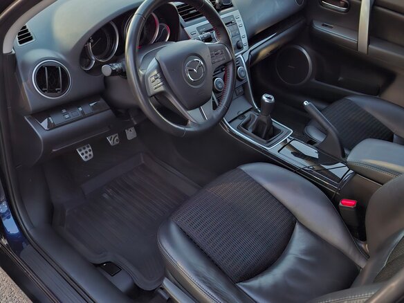 2008 Mazda 6 II (GH), синий, 1700000 рублей - вид 12