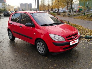 2007 Hyundai Getz I Рестайлинг, красный, 420000 рублей, вид 3