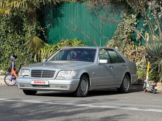 1998 Mercedes-Benz S-Класс 320 III (W140) Рестайлинг, серебристый, 1880000 рублей, вид 1