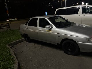 2002 Lada (ВАЗ) 2110, серебристый, 120000 рублей, вид 2