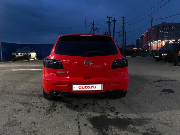 2007 Mazda 3 I (BK) Рестайлинг, красный, 650000 рублей - вид 6