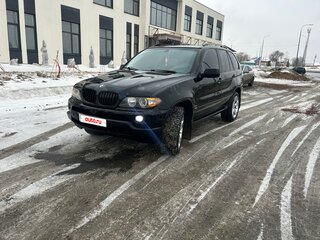 2004 BMW X5 3.0i I (E53) Рестайлинг, чёрный, 950000 рублей, вид 3