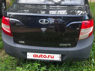 2013 Lada (ВАЗ) Granta I, чёрный, 300000 рублей, вид 3