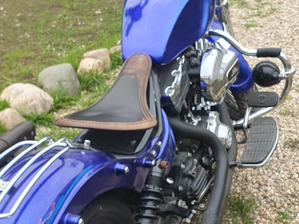 2017 Harley-Davidson Dyna Wide Glide, синий, 1350000 рублей - вид 8