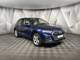 2021 Audi Q5 45 TFSI II (FY) Рестайлинг, синий, 4515000 рублей, вид 3