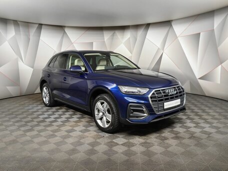 2021 Audi Q5 45 TFSI II (FY) Рестайлинг, синий, 4540000 рублей, вид 3