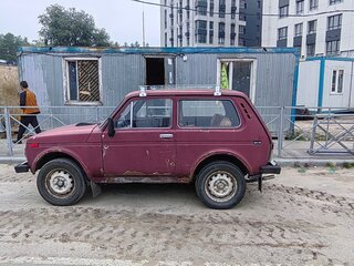 1996 Lada (ВАЗ) 2121 (4x4) I Рестайлинг, красный, 120000 рублей, вид 2