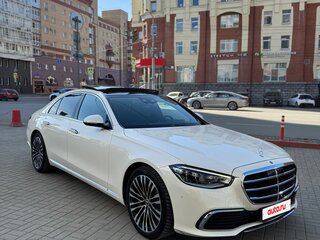 2021 Mercedes-Benz S-Класс 350 d VII (W223), белый, 6500000 рублей, вид 4