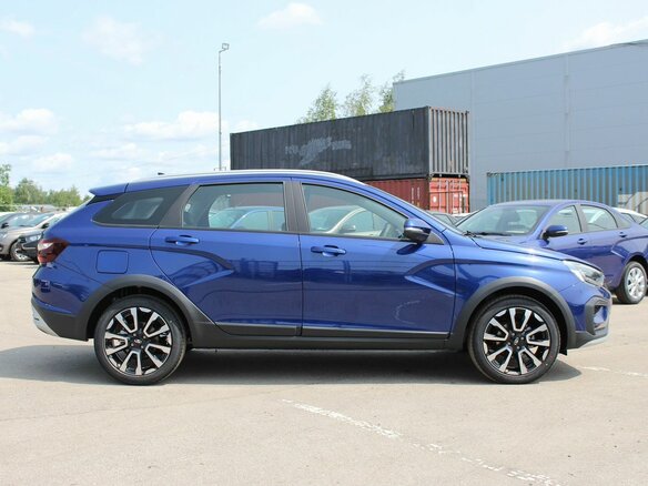 2026 Lada (ВАЗ) Vesta SW Cross I Рестайлинг (NG), синий - вид 6