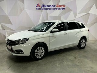 2019 Lada (ВАЗ) Vesta SW I, белый, 950000 рублей, вид 1