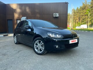 2012 Volkswagen Golf VI, чёрный, 890000 рублей, вид 4