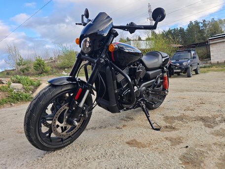 2020 Harley-Davidson Street Rod, чёрный, 730000 рублей, вид 2
