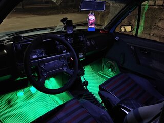 1986 Volkswagen Golf II, голубой, 210000 рублей, вид 5