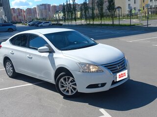 2014 Nissan Sentra VII (B17), белый, 770000 рублей, вид 2