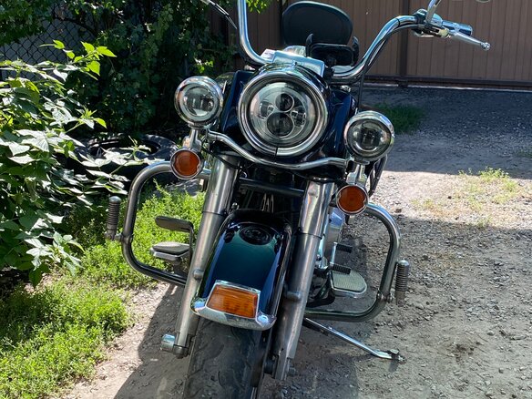 2002 Harley-Davidson Road King, серый, 750000 рублей - вид 2