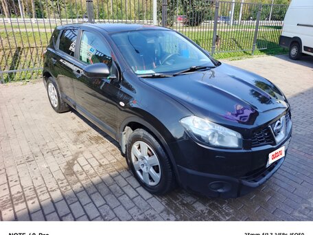 2013 Nissan Qashqai I Рестайлинг, чёрный, 850000 рублей, вид 2