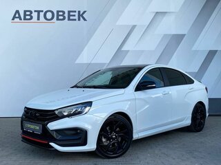 2024 Lada (ВАЗ) Vesta Sportline I Рестайлинг (NG), белый, 1668000 рублей, вид 1