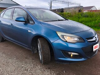 2014 Opel Astra J Рестайлинг, синий, 815000 рублей, вид 4