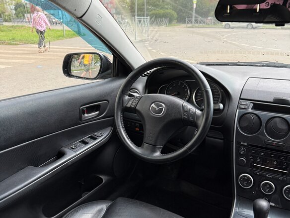 2007 Mazda 6 I (GG) Рестайлинг, чёрный - вид 11