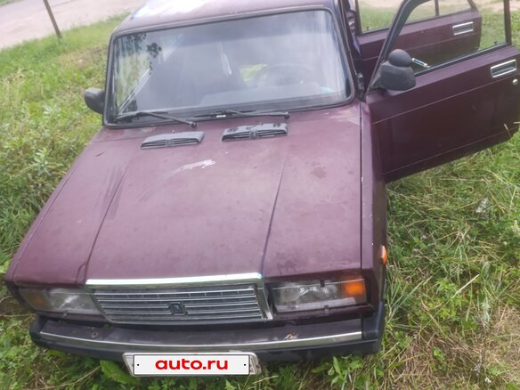 2008 Lada (ВАЗ) 2107, пурпурный - вид 1