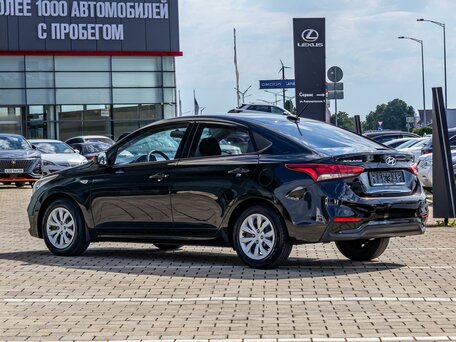 2019 Hyundai Solaris II, чёрный, 1265000 рублей, вид 4