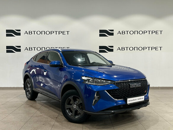 2022 Haval F7x I Рестайлинг, синий - вид 6