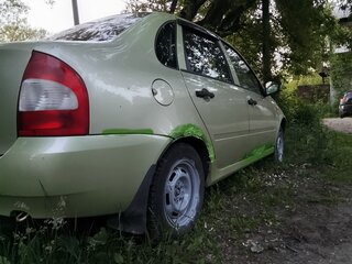 2006 Lada (ВАЗ) Kalina I, зелёный, 112000 рублей, вид 4